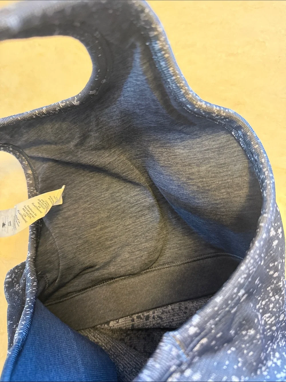 lululemon athletica Navy Speckled Racerback Tank